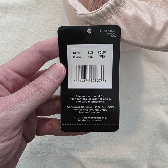 Maidenform Strapless Nude Bra 40C New With Tags - Picture 5 of 5